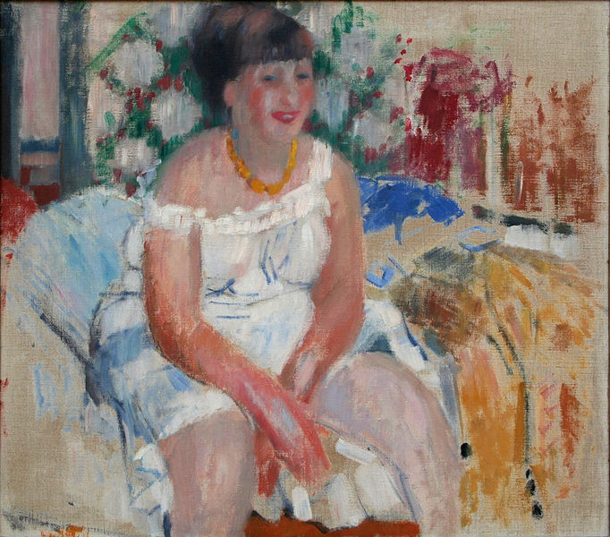 Woman on the Bedside